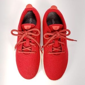 ALLBIRDS Women's Wool Runners Red Sneakers size 9